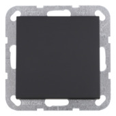 Gira E2 Inbouw Wisselschakelaar Mat Zwart