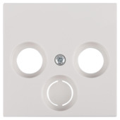 Gira ST55 Centraalplaat Radio/TV Wit