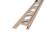 Tegelprofiel recht koper metaal 12,5 mm 270 cm