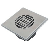 Sanivesk Newark Doucheput Recht 150x150mm RVS