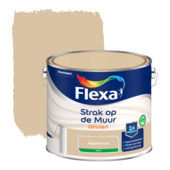 Flexa Strak op de Muur muurverf mat hazelbruin 2,5 liter