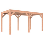 Overkapping Douglas 495x255cm symmetrisch