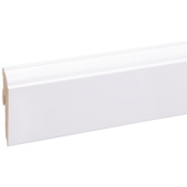 CANDO hoge plint kwartrond clip wit 1,2 x 5,8