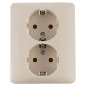 Karwei PEHA Standard Stopcontact Dubbel RA Crme aanbieding
