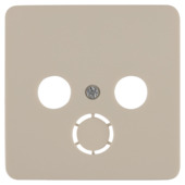 Peha Standard Centraalplaat Radio/TV crème