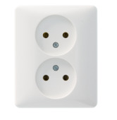 Karwei PEHA Standard stopcontact dubbel wit aanbieding