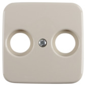 Busch-Jaeger Reflex SI Centraalplaat Radio/TV Crème