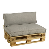 Palletkussens set Hidde warm grijs