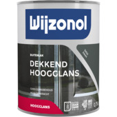 Wijzonol lak hoogglans zwart dekkend 750 ml