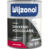 Wijzonol lak hoogglans crèmewit (RAL 9001) dekkend 750 ml