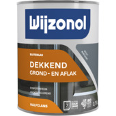 Wijzonol lak halfglans antraciet dekkend 750 ml