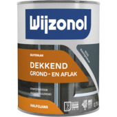 Wijzonol lak halfglans koningsblauw dekkend 750 ml