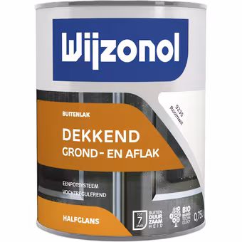 Wijzonol lak halfglans roomwit dekkend 750 ml