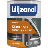Wijzonol lak halfglans grachtengroen dekkend 750 ml