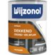 Wijzonol lak halfglans zuiver wit (RAL 9010) dekkend 750 ml