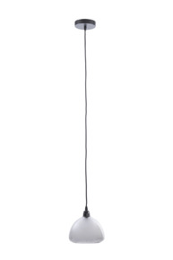 Hanglamp Kai smoke glas 10,5x12,5 cm