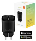 Hombli Slim Stopcontact Zwart