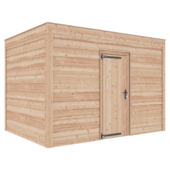 Tuinhuis Douglas hout Zweeds rabat onbehandeld 355 x 255 cm