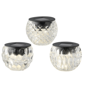Tafellamp solar glas 3 soorten 