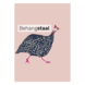 Behangstaal vliesbehang Joules Guinea Fowl Roze (dessin 118566)