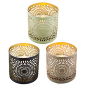 Solar kaars met vlam effect 3 kleuren 