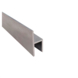 Stoelprofiel aluminium mat zilver 33,5x20x15x1000x1.5mm