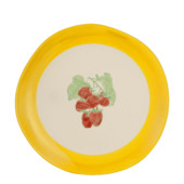 Dinerbord fruit geel - h2,5xd26 cm