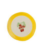 Ontbijtbord fruit geel - h2xd20 cm