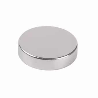 Magneetschijf Neodymium zilver 12x3mm 6 stuks