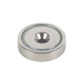 Magneet Neodymium met schroefgat 32x8mm