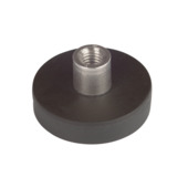 Magneet Neodymium met schroefdraad en busje rubber 25mm