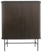 KARWEI wandkast Fiep donkerbruin grenenhout hoog model