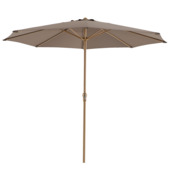 Parasol Lima taupe Ø 300 cm