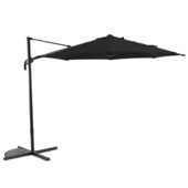 Handson zweefparasol Miami zwart rond Ø 300 cm