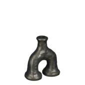 Kandelaar zwart - l16xb8xh17,5cm