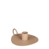 Kandelaar bruin - l11xb12xh4,5cm