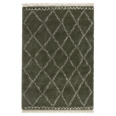 Karwei Varamin Vloerkleed Donker Groen/Wit 35 mm 120x170 cm aanbieding