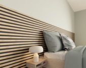 Lattenwand Decowall Acoustic licht eiken 260x30cm,2 stuks (1.56m2)