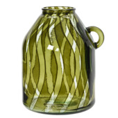 Vaas gerecycled glas groen