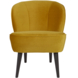 WOOOD fauteuil Sara okergeel