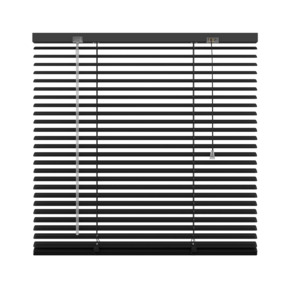 KARWEI aluminium jaloezie 25 mm zwart (kleurnr. 203) 80x130 cm (bxh)