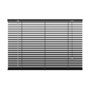 KARWEI aluminium jaloezie 25 mm matzwart (kleurnr. 320) 100x180 cm (bxh)