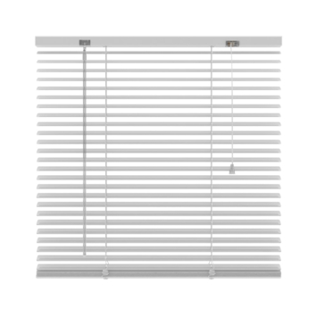 Aluminium Jaloezie Recht raam 22450 Zijdeglans wit 25 mm