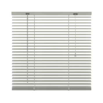 KARWEI aluminium jaloezie gewoon raam 22466 zijdeglans licht grijs 25 mm