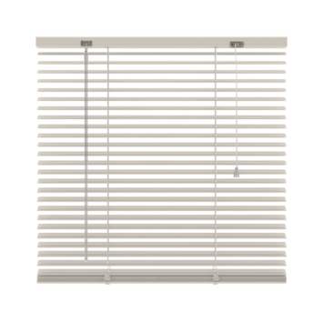 KARWEI aluminium jaloezie gewoon raam 22454 zijdeglans off white 25 mm