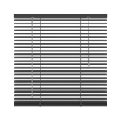 KARWEI aluminium jaloezie gewoon raam 22460 zijdeglans antraciet 25 mm