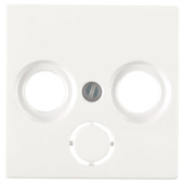 Schneider Merten System-M Centraalplaat Radio/TV Actief Wit