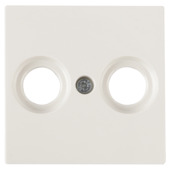 Schneider Merten System-M Centraalplaat Radio/TV Polarwit