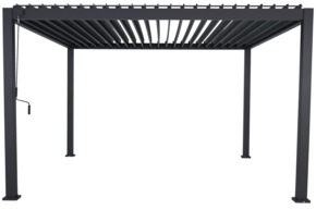 Pergola Deluxe Antraciet 3,6x4m