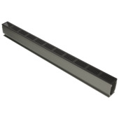 Ultradrain afvoergoot blackline 100x6x10,5 cm - 4 stuks